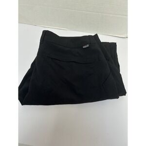Patagonia Women  Intercontinental Black Hiking Nylon Stretch Pants Outdoor Sz 12